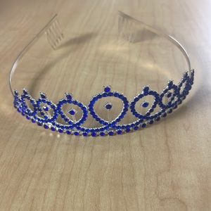 Blue tiara